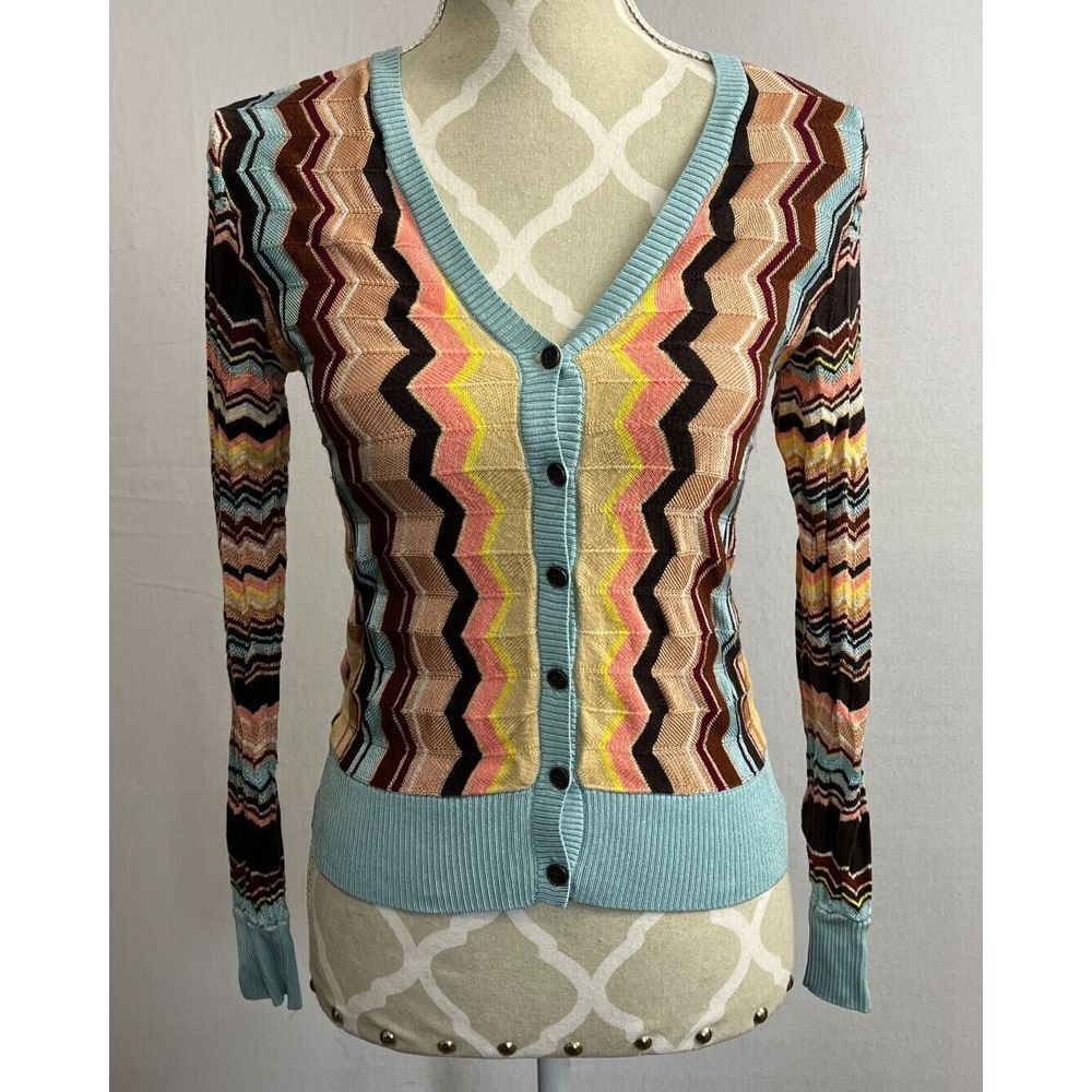 Missoni Multicolor Zigzag Cardigan